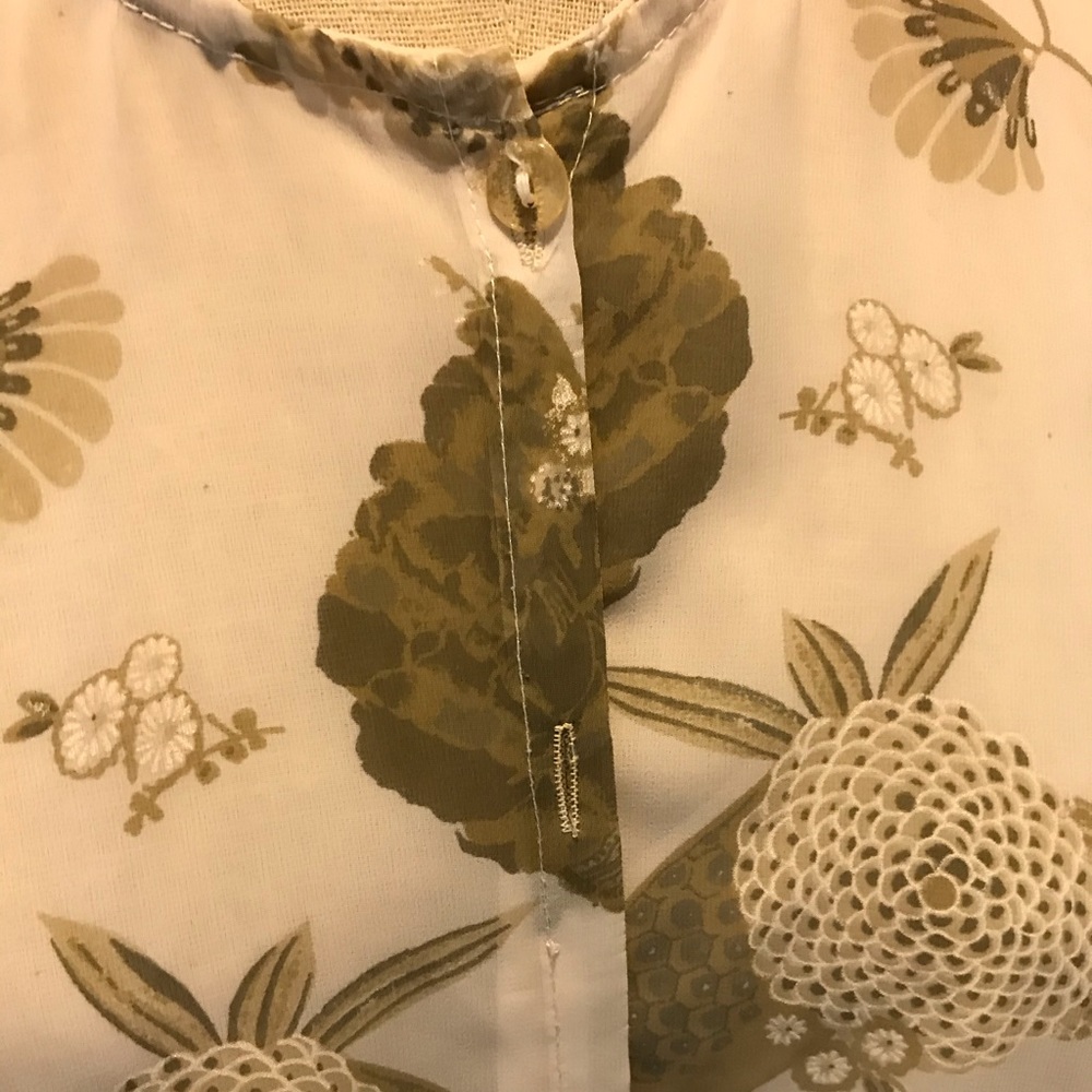 No Boundaries Sheer Button Front Top - Picture 3 of 5